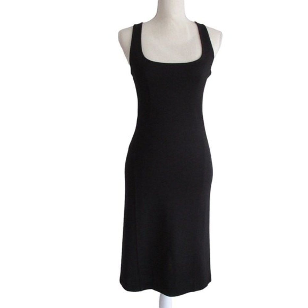 Form Fitting Knit Cross Back Dress by Banana Republic - Picture 4 of 13